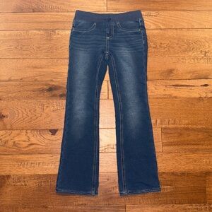 SO Girls Ribbed Waist Bootcut Jeans - Size 8